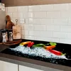 KitchenYeah© Herdabdeckplatte Paprika - Schwarz - Gemüse - Produktbild-Vorschau 5