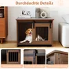 COSTWAY Hundekäfig Möbel, Hundebox für Zuhause, Hundehütte Produktbild-Vorschau 6