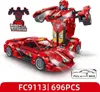 Forange FC9113 Transformer rot Klemmbaustein 696pcs Produktbild-Vorschau 1