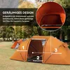 Outsunny Tunnelzelt für 4 Personen, Campingzelt mit Tür, Produktbild-Vorschau 4