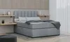 Boxspringbett ROCK 160x200 Velour Hellgrau  H4 Produktbild-Vorschau 2