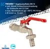 tecuro, Kugelauslaufhahn, Messing vernickelt, 1/2 Zoll, mit Produktbild-Vorschau 4