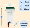 2er Set Nippeltränke 1000 ml Wassertränke Hühnertränke Produktbild-Vorschau 2
