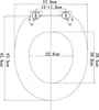 WOLTU WC-Sitz MDF mit Absenkautomatik Softclose Scharnier Produktbild-Vorschau 7