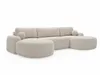 GrainGold Ecksofa U-Form Aurio - Ecksofa mit Produktbild-Vorschau 3