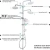 JOHO Edelstahl Duschset ohne Armatur, Regendusche Produktbild-Vorschau 8