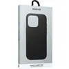 The image shows the retail packaging for a black leather iPhone case. Náhľad obrázku produktu