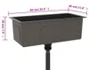 vidaXL Handgemachte Einbauspüle Schwarz Edelstahl Produktbild-Vorschau 8