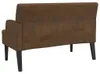 vidaXL Sitzbank mit Rückenlehne Braun 112x65,5x75 cm Produktbild-Vorschau 5