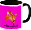 Kaffeetasse für Kinder mit Reh Motiv und Schriftzug - Produktbild-Vorschau 1