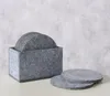 LS-LebenStil 10x Filz Glasuntersetzer Grau Rund 10cm mit Produktbild-Vorschau 4