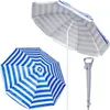 Parasol ogrodowy z kotwą składany plażowy 174 cm idealny na Podgląd zdjęcia produktu 1