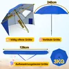 Parasol Peviasot 210 cm, indice UPF 50+, parasol de plage Voir les images du produit 2