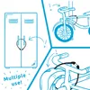Fahrradschloss für Kinder und Erwachsene |Schwarz|Crazy Produktbild-Vorschau 5