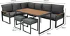 Ensemble de mobilier de jardin en aluminium marron avec Voir les images du produit 5