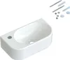 AQUABATOS Hängewaschbecken Keramik Waschtisch Produktbild-Vorschau 1