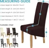 4 Stück Stuhlhussen Stretch Elasthan Stuhlüberzug abdeckung Produktbild-Vorschau 6