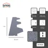 DAPRONA 20x Bitumen Dachschindeln Hexagonal Grau 1 m x 32 Produktbild-Vorschau 2