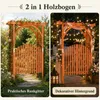 Arco da giardino COSTWAY con porta, dimensioni 161 x 60 x Anteprima dell’immagine prodotto 6