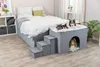 TRIXIE Höhle Harvey mit Treppe - grau/weiß-schwarz - 154 × Produktbild-Vorschau 2