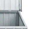 vidaXL Zahradní box šedý 129 x 67 x 65 cm - Zahradní boxy Náhled obrázku produktu 8