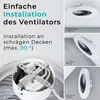 Noaton® Deckenventilator mit Beleuchtung 12058B Triton, Produktbild-Vorschau 8