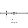 Geberit Duschrinne CleanLine20, 130cm Edelstahl Produktbild-Vorschau 9