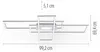JUST LIGHT ASMIN LED Deckenleuchte CCT Dimmbar 45W stahl Produktbild-Vorschau 8