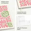 Chäff-Timer 2026/2027 / 17 Monate / A5 / Flower Power pink Produktbild-Vorschau 2