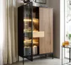 GrainGold Vitrinenschrank Deo - Vitrine mit Tür - Vitrine Produktbild-Vorschau 3