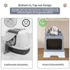 Katzenklo mit Deckel Katzentoilette mit Massagebrett Produktbild-Vorschau 3