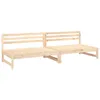 vidaXL Garten-Mittelsofas 2 Stk. 120x80 cm Massivholz Produktbild-Vorschau 1