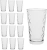 sada 12 h dlouhých sklenic na nápoje - 370 ml - 8 x 5,5 x Náhled obrázku produktu 2