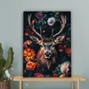 Obrazy na plátne 60x80 cm - Zvieratá, kvety - Jeleň - Náhľad obrázku produktu 4