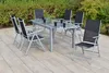 An outdoor patio setting with a dining set. Produktbild-Vorschau