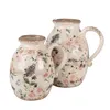 Clayre & Eef Dekorative Kanne 20x16x22 cm Beige Rosa Produktbild-Vorschau 4