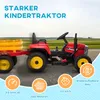 HOMCOM Elektrický detský traktor s funkciou MP3, rýchlosť Náhľad obrázku produktu 8