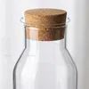 Carafe en verre Relaxdays, bouchon en liège, lot de 2, 1,2 Voir les images du produit 5