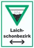 Laichschonbezirk Richtungspfeil links und rechts Schild A2 Produktbild-Vorschau 1