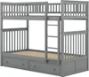 OKWISH Lit Superposé Enfant 90×200 cm avec 2 Tiroirs de Voir les images du produit 10