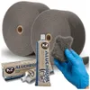 K2 Aluchrom 2 x 120g + Stahlwolle Metallwolle 2kg Grad 0+00 Produktbild-Vorschau 1