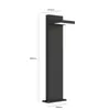 Lucande LED-Pollerleuchte Silvan, 65 cm, anthrazit, Metall Produktbild-Vorschau 7