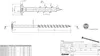 Schroeven voor poreuze betonblokken, 8x160 mm, TX30, platte Productafbeelding-voorbeeld 6