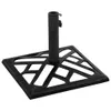 vidaXL Pied de parasol noir 44x44x31 cm Fonte Voir les images du produit 1