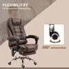 Vinsetto Massage-Bürostuhl, Ergonomisch Schreibtischstuhl Produktbild-Vorschau 7