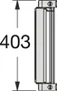 A diagram showing the dimensions of a product. Produktbild-Vorschau