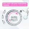 Health Rise Smart Hula Hoop Weiß | mit Zähler & Bauchgurt | Produktbild-Vorschau 4