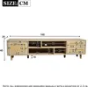 A diagram showing the dimensions of a TV cabinet. Produktbild-Vorschau