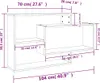 Wandregale Sonoma-Eiche 104x20x58,5 cm Holzwerkstoff Produktbild-Vorschau 8