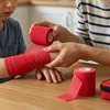 Bandaż Elastyczny Samoprzylepny Kohezyjny CZERWONY Opaska Podgląd zdjęcia produktu 6